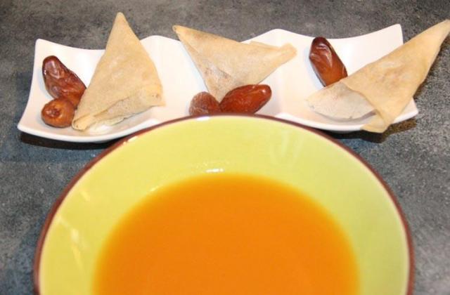Soupe de carottes aux dattes et ses samoussas - Orts