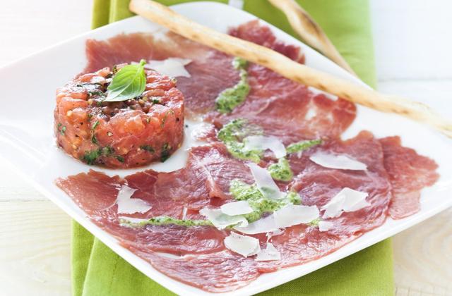 Carpaccio d"agneau au basilic et citron vert - Photo par Agneau Presto