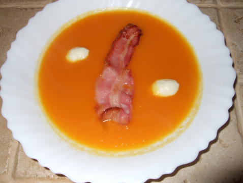 Soupe toute orange - Photo par casseroles et claviers