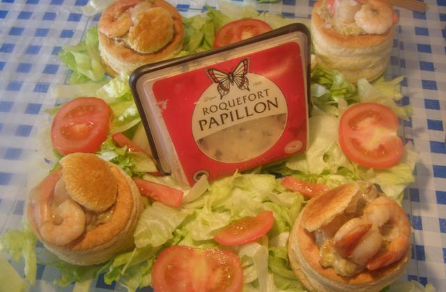 Vol- au- vent au roquefort Pâpillon - Photo par findv