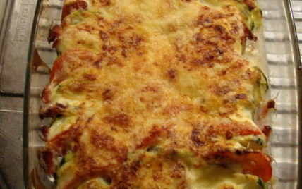 Gratin tomates-courgettes - Photo par Van de velde