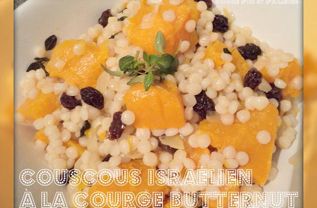 Couscous Israélien à la courge butternut - Photo par chouchMz