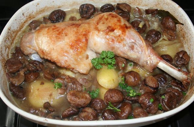 Cuisse de dinde aux marrons - Photo par amafacon