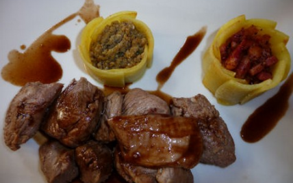 Agneau au Whisky et son accompagnement, sauce irish coffee - Photo par benoitE9w