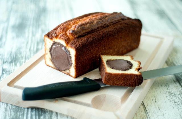 Gâteau au yaourt et cœur de glace au chocolat - Photo par Carte D'Or