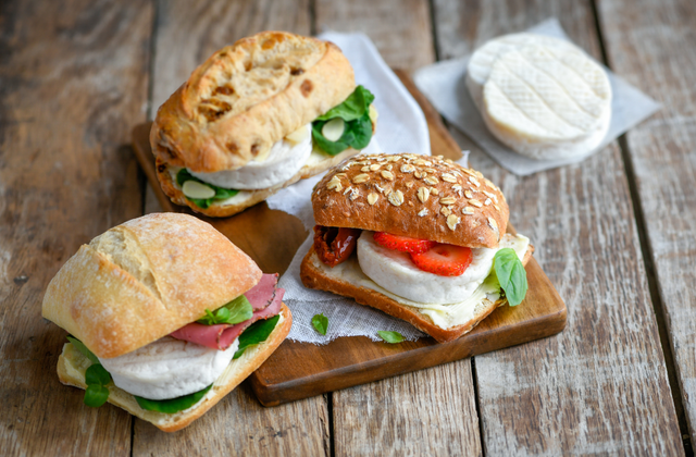 Mini sandwichs au Cabécou du Périgord - Photo par Fromages de chèvre - ANICAP