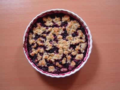 Crumble fruits rouges et bananes - Photo par nicolaTm
