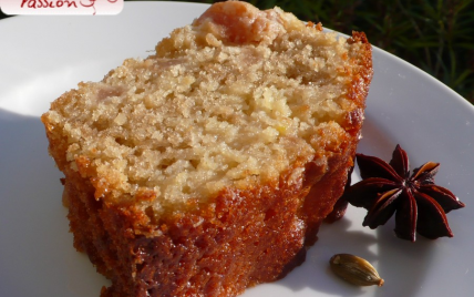 Cake fondant double pomme, amande, cardamome, façon baba - Photo par Tiuscha-blog Saveur Passion