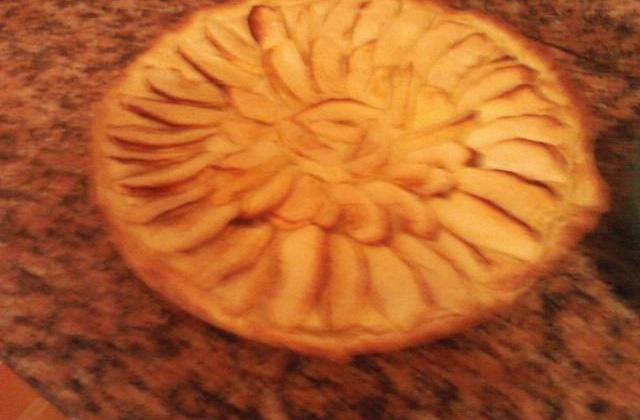 Tarte aux pommes et aux amandes facile - Photo par minichef