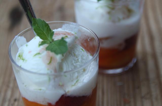 Fruits cuits et glace - Photo par nonnapapera