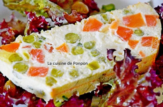 Terrine de petits pois, carottes et navets - Photo par Ponpon