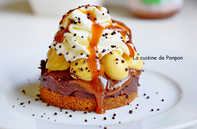 Recette Fondant Au Chocolat A La Creme Dulcey Et Creme Caramel 750g
