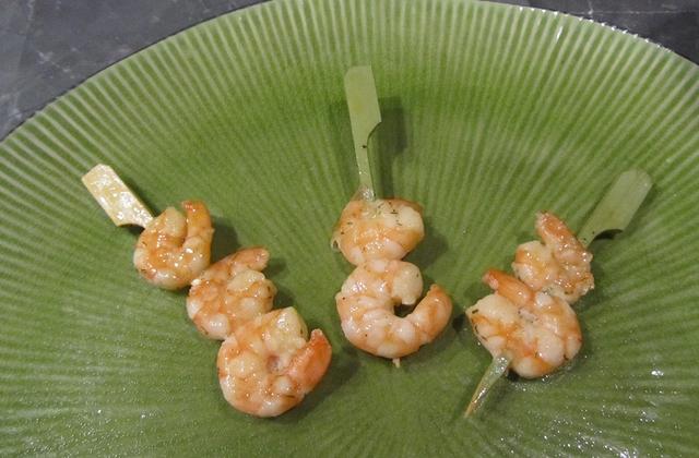 Brochettes de crevettes au piment - Photo par Ameloche