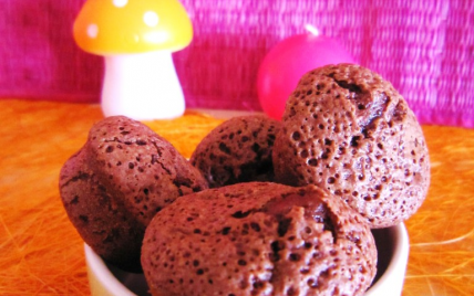Mini moelleux au chocolat et à la purée d'amandes - LesPtitesBulles
