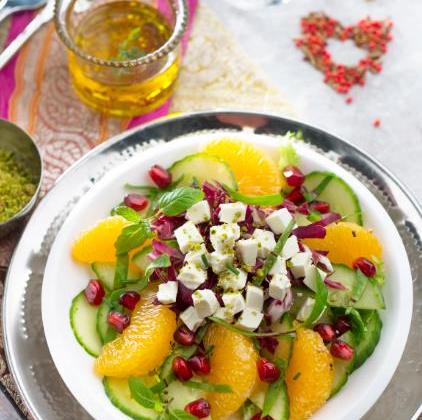 Salade orientale au Caprice des Anges - Photo par Quiveutdufromage.com
