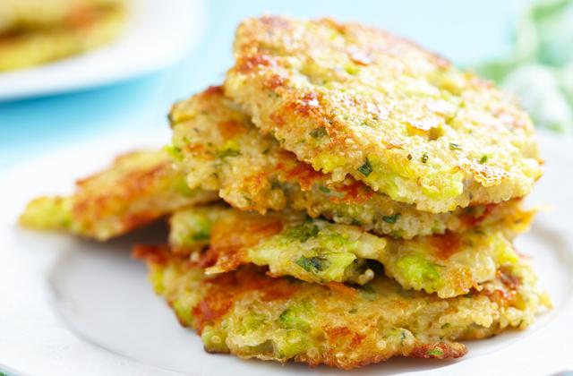 Galettes de courgettes et riz - Photo par Uncle Ben's®