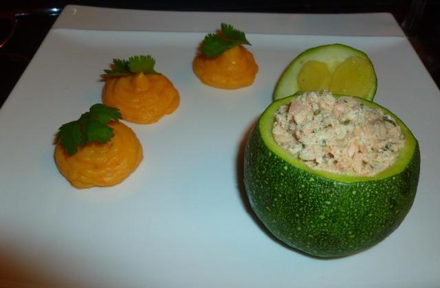 Rillettes de saumon coco citronnelle dans sa bulle verte - Julie_Sucré&Salé