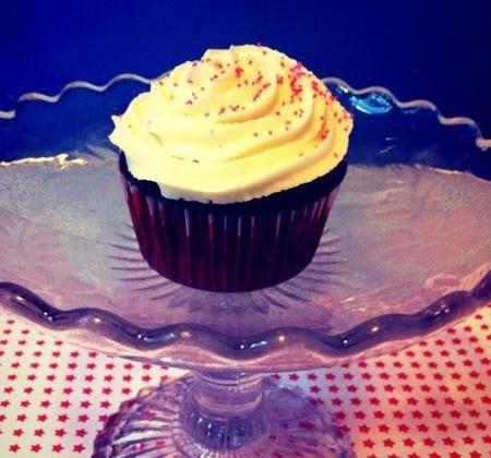 Red velvet cupcake maison - Photo par staellu