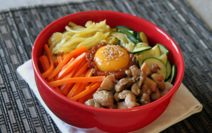 Bibimbap - Photo par Létitia Piment Oiseau