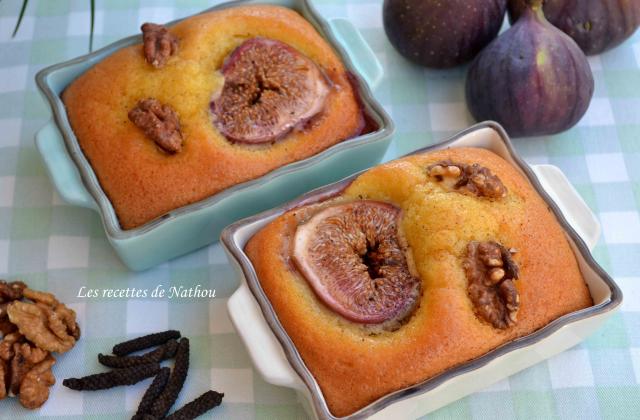 Petits cakes aux figues fraîches et noix, épicés au poivre long de Java - Photo par Communauté 750g