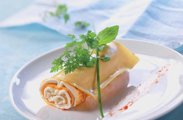 Cannelloni poivron doux & herbes fraîches - Photo par Chavroux