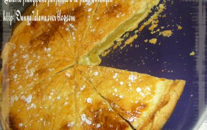 Galette frangipane à la fleur d'oranger - Photo par pastry addict
