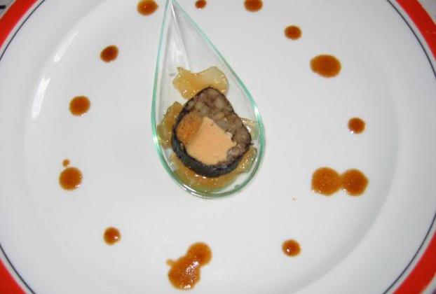 Sushi aveyronnais au pain d'épice et foie gras - Hassen