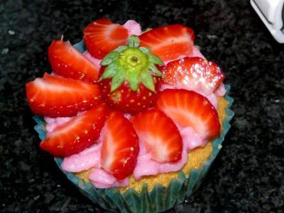 Cupcakes mini tartes aux fraises - Photo par laurenIPd