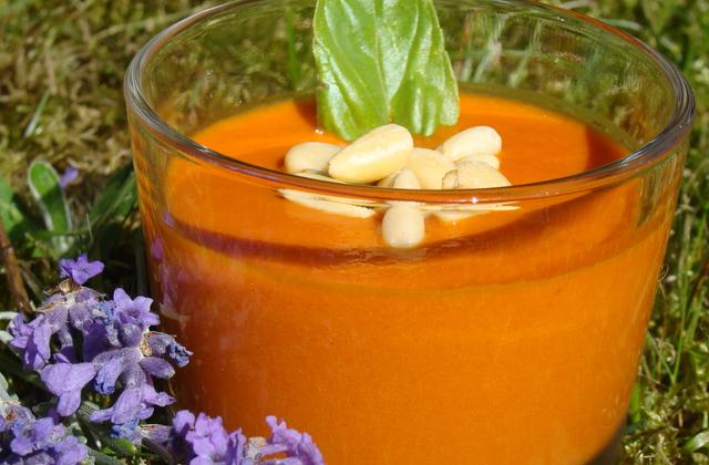 Gaspacho de poivrons rouges - Photo par couleu