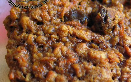 Biscuits très tendres aux carottes, raisins et écorces d'orange - TitAnick