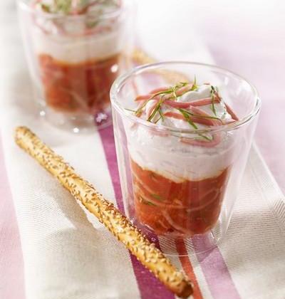 Tiramisu jambon, tomates, aubergines - Herta