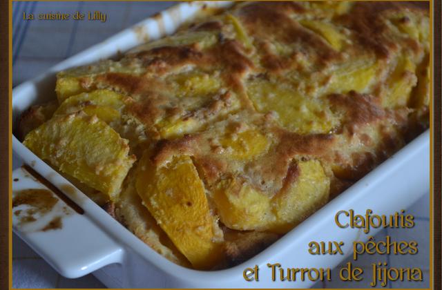 Clafoutis aux pêches et Turron de Jijona - Photo par Lilly77