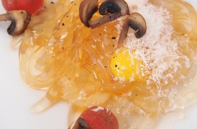 Ma participation au concours Ariaké - Tagliatelles de bouillon, pecorino et tomates juteuses ... - Photo par Paris dans ma cuisine ...