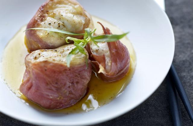 Tournedos de lotte au Jambon Serrano Aoste Sélection - Photo par Aoste