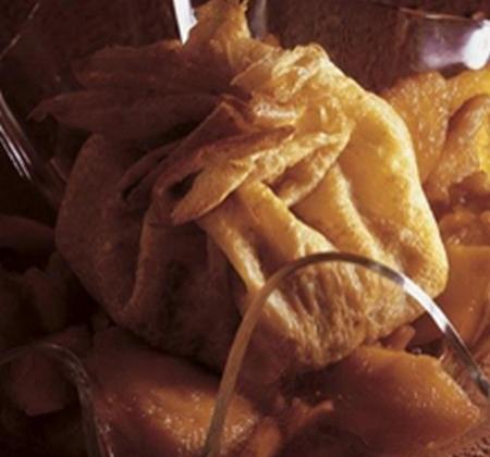 Crêpes à la chicorée fourrées aux pommes - Photo par Chicorée Leroux