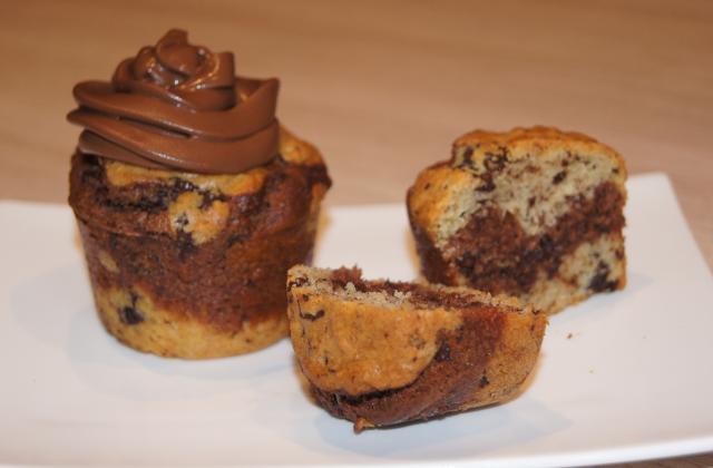Muffins au chocolat / lait de coco - Photo par helenbO