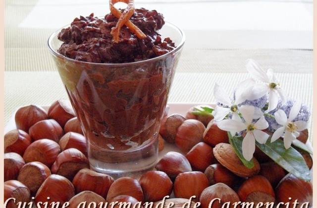 Risotto au chocolat et aux noisettes - Photo par Carmen