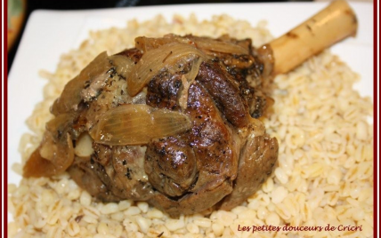Souris d'agneau confites et gingembre - Photo par Cricri les petites douceurs