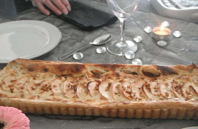 Tarte pommes / crème de marron - Photo par aux papilles