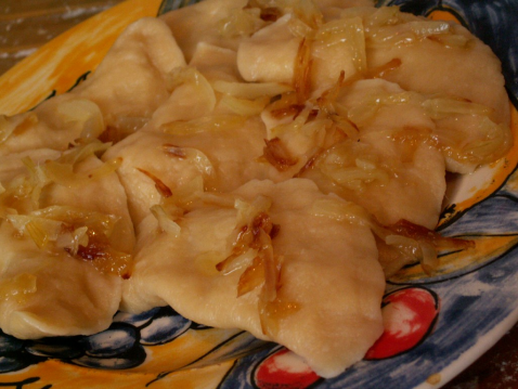 Varéniki- ravioli au fromage fraîs sucré - Photo par valent9v