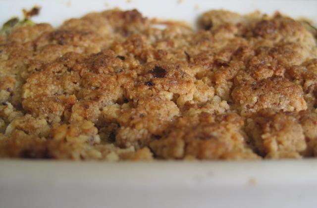 Crumble de courgettes aux noix - Photo par annetoumi
