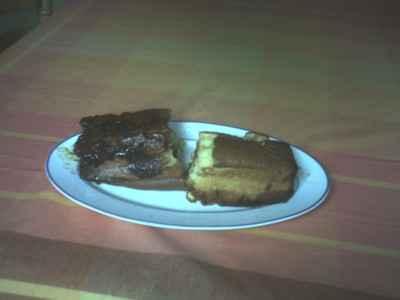 Cake aux poires caramel - Photo par cloeee