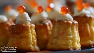 Petits cannelés au saumon - Photo par virginHd3