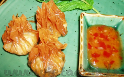 Raviolis frits à la crevette du Chef Kim - Photo par Joachim Lâm Thành
