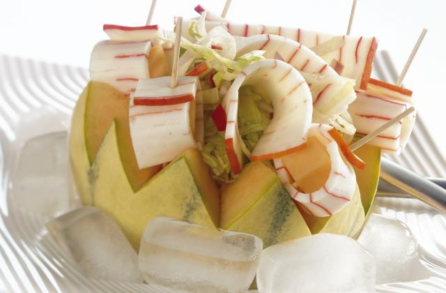 Melon surprise et Tranches de la Mer Coraya - Photo par Coraya