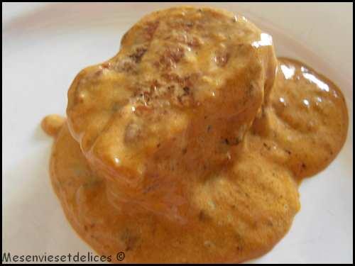 Filet mignon de porc, sauce ketchup-moutarde - Photo par mesenviesetdelices