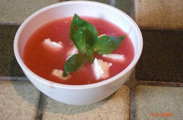 Soupe de fraises pastèque - roullaB