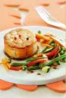 Tournedos de Surimi poêlé et ses légumes fondants - Photo par 750g