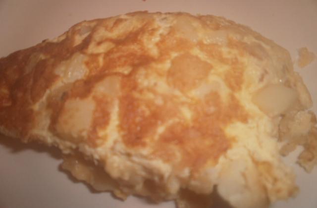 Omellette aux pommes de terre sauté - Photo par Invité