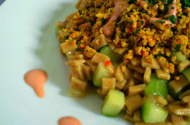 Crozetto thaï au surimi et poulet - Photo par Coraya